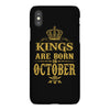 kings are born  october iPhoneX