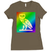 ovo awsome Ladies Fitted T-Shirt