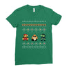 super mario chistmas Ladies Fitted T-Shirt