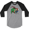 raphael meets mario 3/4 Sleeve Shirt
