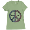 peace in our time vectorized Ladies Fitted T-Shirt
