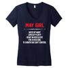 May Girl Hated By Many Women's V-Neck T-Shirt
