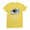 i want to believe in kang and kodos Ladies Fitted T-Shirt