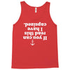 if you can read this i have capsized Tank Top