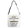 Smart Good Looking Hairdresser Doesnt Get Better Than This Adjustable Strap Totes