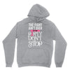 the fight ain't over so the party don't stop black Unisex Hoodie