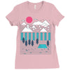 camp line Ladies Fitted T-Shirt