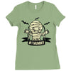 mummy monster Ladies Fitted T-Shirt