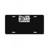 full time boxer cuddler License Plate