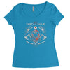 dog of war Women's Triblend Scoop T-shirt