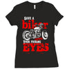 save a bike Ladies Fitted T-Shirt
