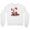 happy halloween clown Crewneck Sweatshirt