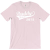 daddy since 2015   mens funny T-Shirt