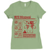 mogwai warning Ladies Fitted T-Shirt
