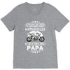 Motorcycles Papa V-Neck Tee