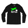 dino fast food  fun Long Sleeve Shirts