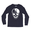 yin yang skull (2) Long Sleeve Shirts