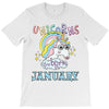 unicorns are born in january cute unicorn T-Shirt