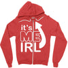 me irl Zipper Hoodie