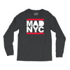 mad nyc new york city run fashion baseball jersey Long Sleeve Shirts