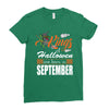Halloween Kings Are Born In September Ladies Fitted T-Shirt