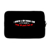 i invented a new drinking game its called drink till youll fuck me Laptop sleeve
