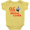 old school gamer Baby Onesie