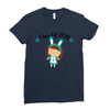 class o f 2018 cool girl Ladies Fitted T-Shirt