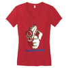 partner's in crime black funny Women's V-Neck T-Shirt