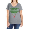 i'm here because i was told there would be reindeer Ladies Curvy T-Shirt