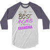 Great Moms Get Promoted to Grandma 3/4 Sleeve Shirt