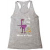 mama &amp; pizza dinasour. Racerback Tank