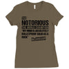 The Notorious Ladies Fitted T-Shirt