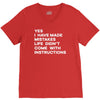 life didn't come with instructions V-Neck Tee