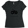 custom texti Women's Triblend Scoop T-shirt