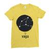 Virgo Zodiac Sign Minimal Design Ladies Fitted T-Shirt