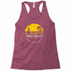 amity island jaws inspired movie shark printed Racerback Tank