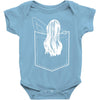 pocket samara Baby Onesie