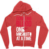 donating blood one mosquito funny Zipper Hoodie