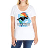 deal with it Ladies Curvy T-Shirt