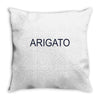 arigato Throw Pillow