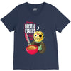 camp crystal flakes V-Neck Tee