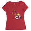 downhill Women's Triblend Scoop T-shirt