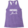 military army infidel Racerback Tank