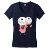 personnage de cartoon Women's V-Neck T-Shirt
