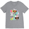 easter boxer V-Neck Tee