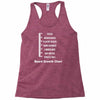 beard level Racerback Tank