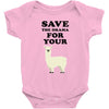 Save The Drama For Your Lama Baby Bodysuit