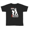 wer nicht h&ouml;ren will muss f&uuml;hlen Toddler T-shirt