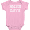 mathlete slogan Baby Onesie